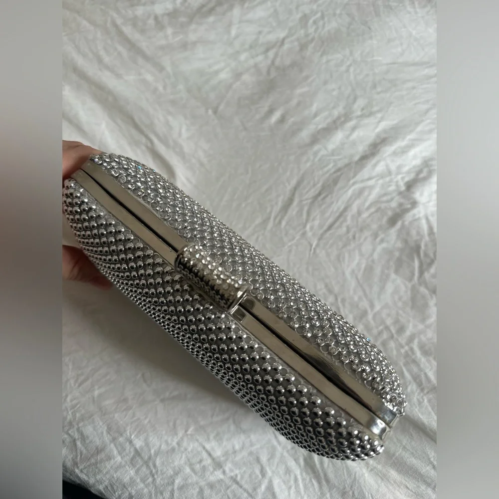 N/A crystal clutch